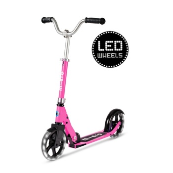 SA0198 - Micro Cruiser LED tõukeratas, roosa