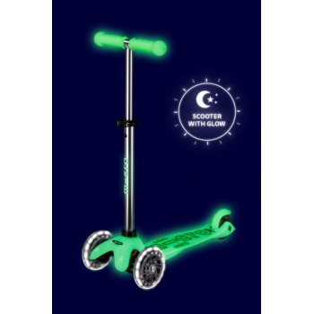 MMD216 - Micro Mini Deluxe Glow LED tõukeratas, jäine roheline (icy lime)