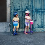 Micro korv tõukerattale - sinine