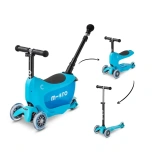 Micro Mini2go Deluxe Plus laste tõukeratas, sinine