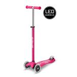 Micro Maxi Deluxe LED tõukeratas, roosa