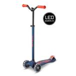 Micro Maxi Deluxe Pro LED tõukeratas, mereväesinine