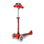 Micro Mini Deluxe LED Minilino tõukeratas, punane